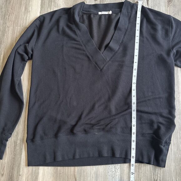 Rag & Bone V Neck Modal Oversized Sweatshirt Size XS - Picture 8 of 9